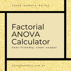 Factorial ANOVA Calculator